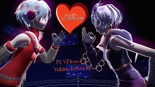 【v4flower \u0026 Yukine】Happy Synthesizer【VOCALOID x UTAU Cover】