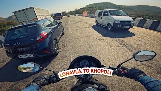 Lonavla to khopoli Bike Ride / kokani baat / junaid deshmukh vlog