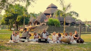 Udilo Aruna Puraba Bhage. A vaisnava song by Srila Bhaktivinoda Thakur