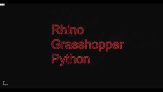 Python Scripting in Rhino Grasshopper - Text Motion Effect
