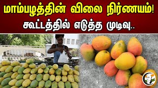 மாம்பழத்தின் விலை நிர்ணயம்! கூட்டத்தில் எடுத்த முடிவு..| Pricing of Mangoes | Tamil Nadu Cost