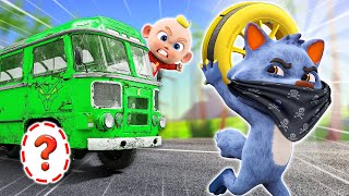 Zombies On The Bus Song 🧟‍♀️✨ 🚌 | Cartoon for Kids | More Nursery Rhymes & Baby