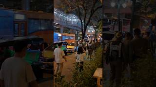 Police patrol at Night Bangkok #bangkoknightlife #police #thailand