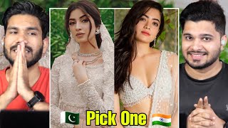 Pick One Challenge | Pakistani vs Tamil, Bollywood & Punjabi Actresses