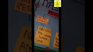 MAKING CHART ON TYPES OF RESOURCES#crafts#viral#Crafts by AKANSHI