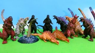 Shin Godzilla Miniature Figure Series Comparison - Japanese Capsule Toy (GASHAPON)