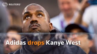 Adidas drops Kanye West over offensive behavior