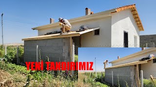 YENİ TANDIRIMIZIN YAĞMUR OLULARINI YAPTIK PİMAŞ BORUDAN