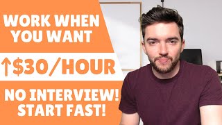 START IMMEDIATELY! NO RESUME NO INTERVIEW $30/HOUR? Work From Home Jobs 2023 | Work When You Want