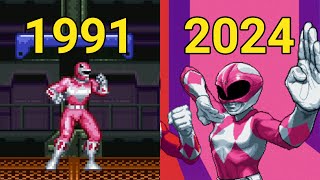 Evolution Of Power Rangers Games (1991-2024)