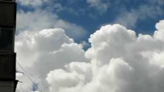 Beautiful  convective  cloud  formation  with  a little pileus.