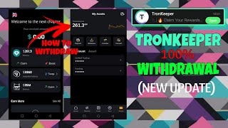 How to withdraw USDT from Tronkeeper.