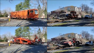 NS Maintenance of Way (MOW) parade in Charlottesville Virginia