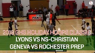 2018 Geneva Holiday Classic - Lyons vs Northstar \u0026 Geneva vs Rochester Prep .:. FL1 Sports 12/28/18