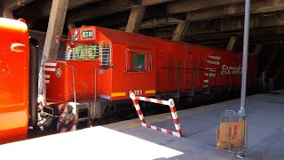 Ferrovías - GM G22 E701 Saliendo de Aristóbulo del Valle