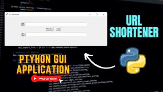 URL Shortener GUI Application with Python | Tinyurl API | GUI Projects with Tkinter | Crazy Coders