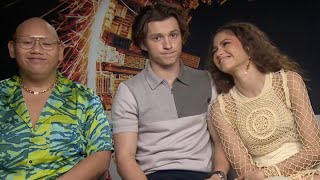 Spider-Man: No Way Home Cast Interview: Tom Holland, Zendaya and Jacob Batalon