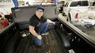 Mojab bed mount,using BuiltRight Industries molle panels! For your Ford Raptor.
