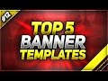 📸 TOP 5 FREE YouTube Banner Templates #12 | FREE DOWNLOAD!