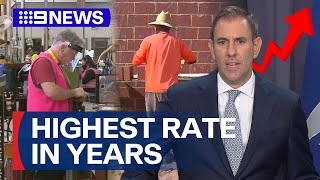 Unemployment reaches highest rate in two years | 9 News Australia