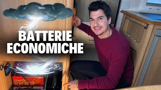 Corrente elettrica in camper A BASSO COSTO [Batterie a litio]