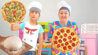 Ruby and Bonnie experience as a real Pizza Chef