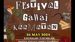 PESTA GAWAI KAAMATAN 2024|Bornean Melody -Demi cinta(cover)