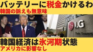 【ゆっくり解説】トランプ「バッテリーに関税かけるわ」韓国の訴え無視で韓国経済は氷河期突入