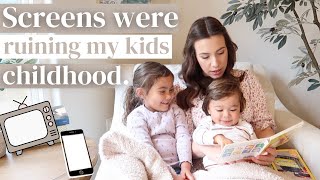 Parenting is easier WITHOUT screens...why we cut them all out
