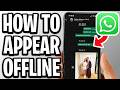 How To Appear Offline On WhatsApp (Even If Online) - Full Guide