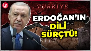 Cumhurbaşkanı Erdoğan'ın Humus ve Şam açıklamasında dili sürçtü!