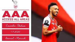 ACCESS ALL AREAS | Arsenal 4-0 Norwich | Behind Closed Doors