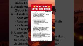 Cara Mengamalkan Al-Fatihah untuk diri kita sendiri #foryou #waliallah #islamicprayer #alfatihah