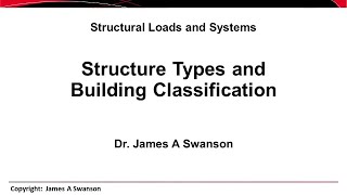 Structure Types and Building Classification