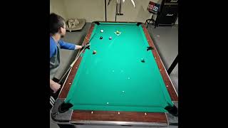 9 ball developing the table #9ballpool #breakandrun #poolcue #billiards