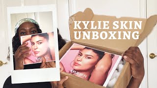 KYLIE SKIN UNBOXING + FIRST IMPRESSION #Kylieskinunboxing #kylieskin #skincare