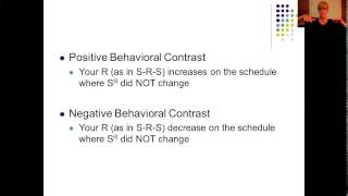 behavioral contrast