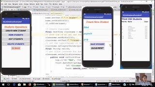 73 Android SQLite Tutorial | Android CRUD Tutorial with SQLite (Create, Read, Update, Delete) Part 3