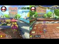 【mk8dx】ウォーターパーク150ccＴＡ比較　旧世界1位（2017年5月）と現世界一を比較してみました！