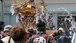 神輿連合渡御　東本町　八重垣神社祇園祭2018 楽日