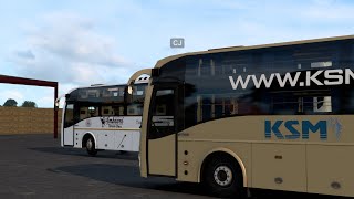 Ksm Celeste and Ksrtc Ambari Celeste ripping towards Hyderabad