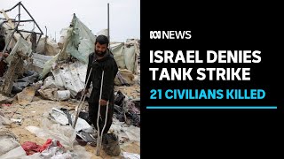 Israel denies latest attack on Rafah safe zone which killed 21 | ABC News