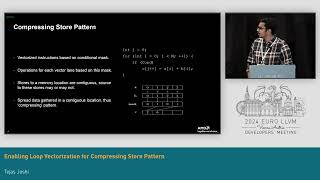 2024 EuroLLVM - Enabling Loop Vectorization for Compressing Store Pattern