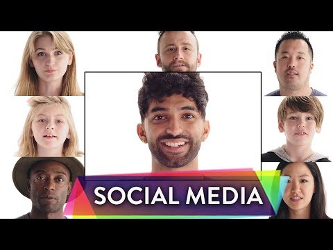 How do you use social media? 0-100