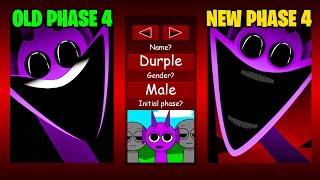 New Phase 4 VS Old Phase 4 in Incredibox Sprunki UPDATE GALLERY ALL Characters Description (New Mod)