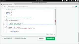 maximum draws hacker rank math solution with python