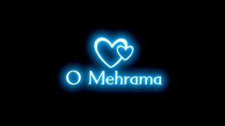 O Mehrama Kya Mila Status | Darshan Raval | Slowed And Reverb | Black screen status | Sad Status