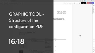 GRAPHIC TOOL: Structure of the configuration PDF