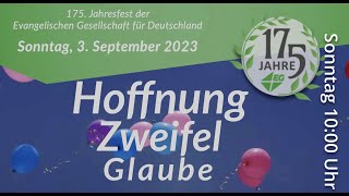 EG 175 Jahre EG - Jahresfest 03.09.2023 Zusammenschnitt Vormittag 10 Uhr