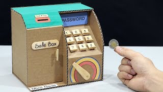 Build a Safe Box with ATM Design from Cardboard
